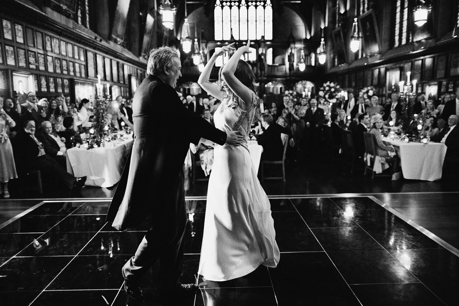 First dance during Lincoln's inn wedding