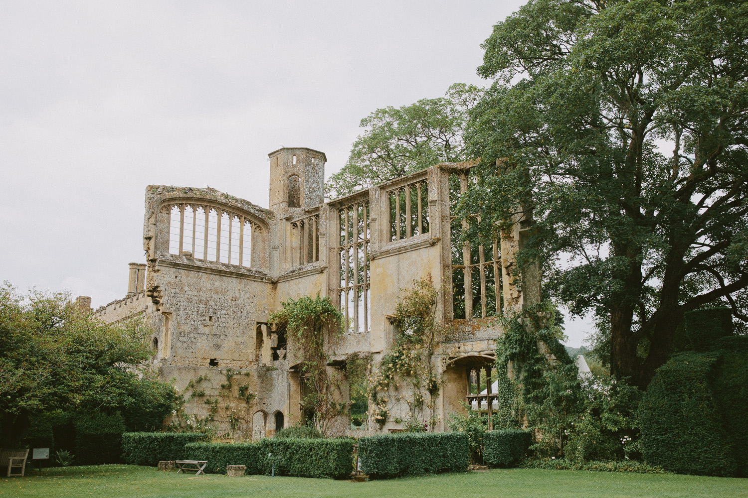 the ruins at Sudeley Castle in Winchcombe